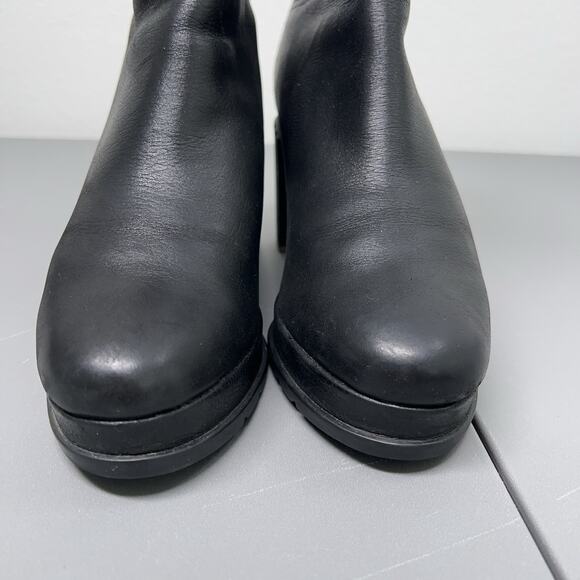 Sorel JOAN NOW™ Women's Chelsea Boot 11 Black NL3303-010 Heeled Leather - Picture 3 of 14